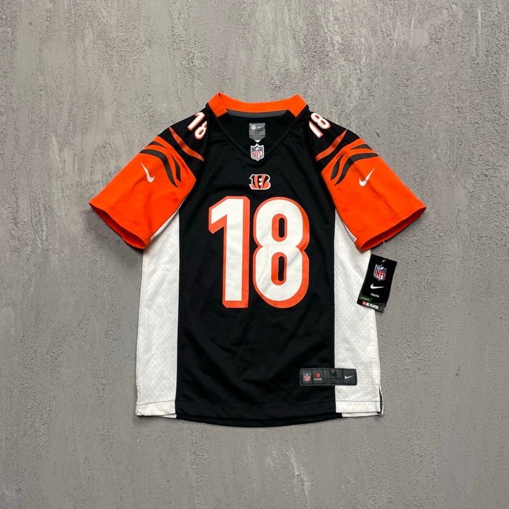 AJ Green Football Jersey Youth Medium Black Nike